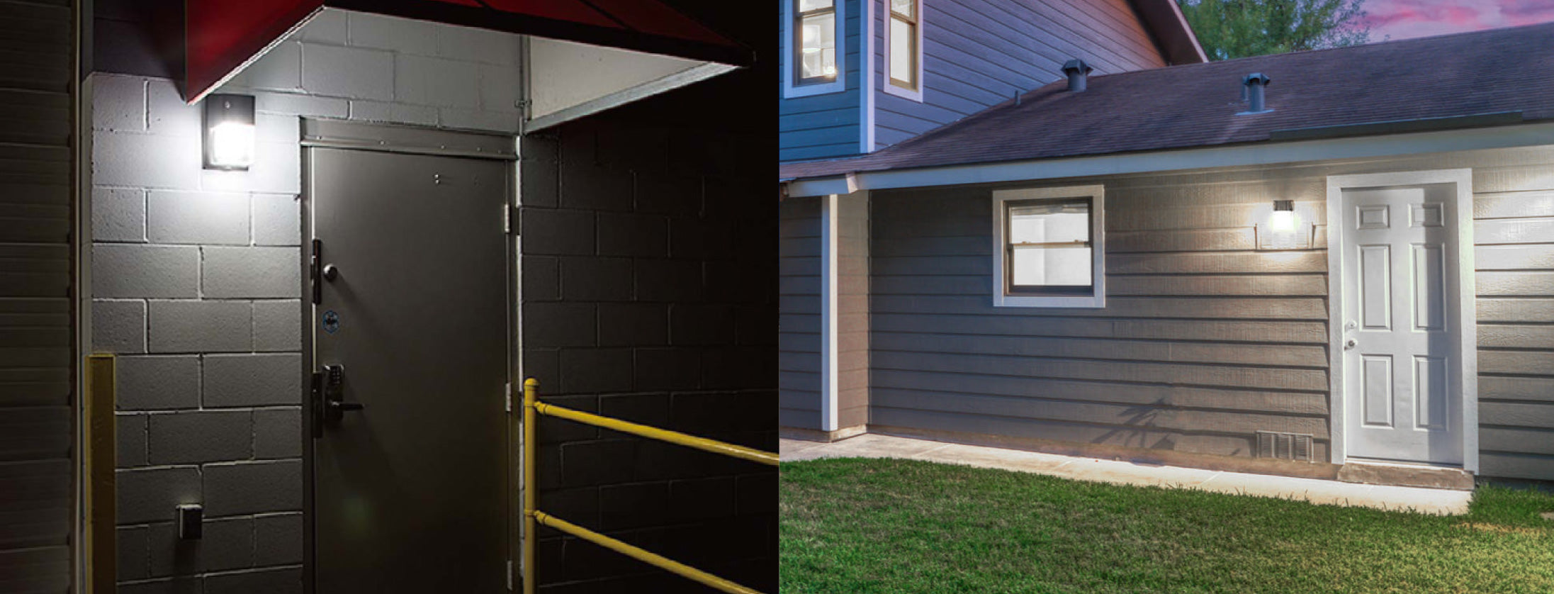 LED Mini WallPack with Photocell - Wattage Adjustable 30W/20W/15W - Color Tunable 30K/40K/50K