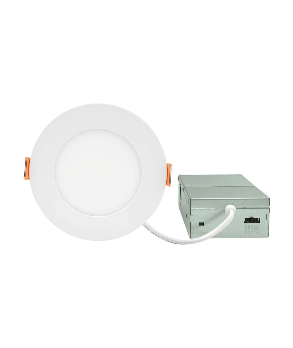 Slim 4 Inch Round LED Recessed Down Light 9W 2700K-6500K CCT 120V