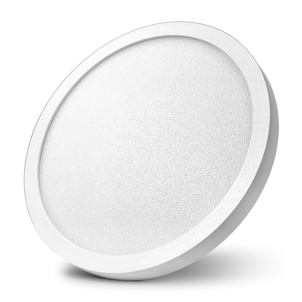 9 in. LED Flush Mount Ceiling Light, 5 CCT 2700K-6500K, 17W, Dimmable, Retrofit or J-box Install