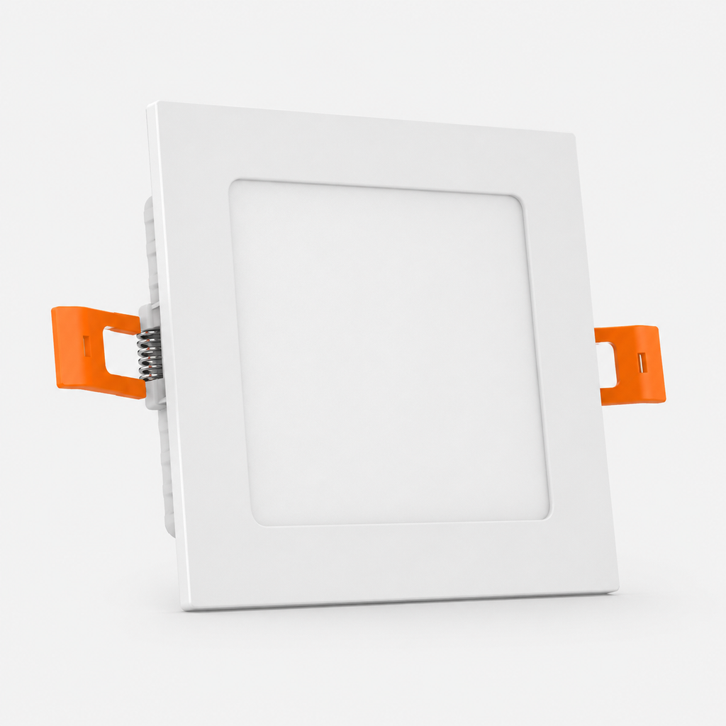 Slim 4 Inch Square LED Recessed Down Light 9W 2700K-6500K CCT 120V