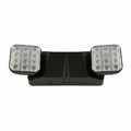 LED Dual Head Emergency Light, Black