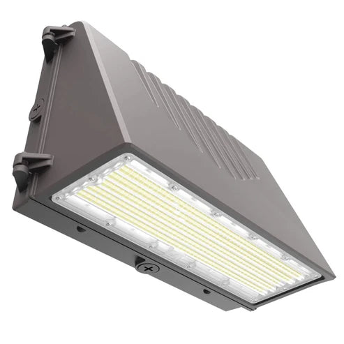 Full Cutoff LED Wall Pack Light - 60–120W Selectable - 3 Color Tunable 3000K/4000K/5000K