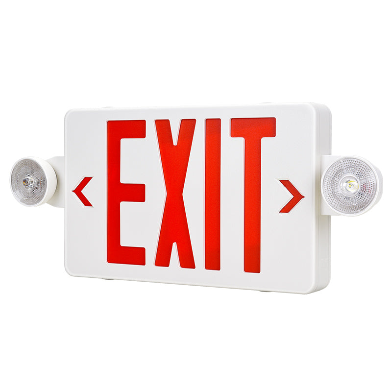 LED Exit Emergency Combo - Red Letter