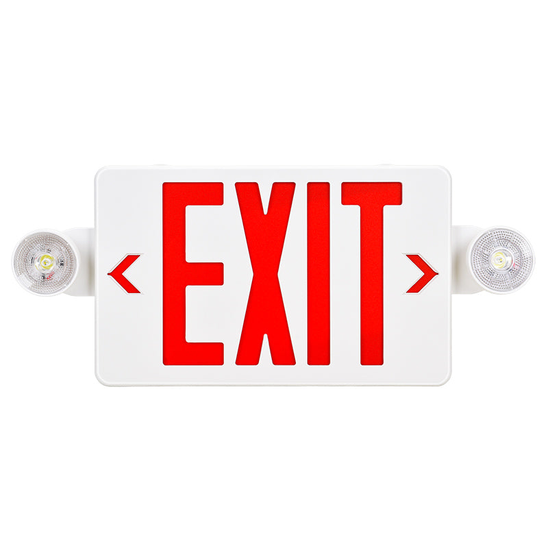 LED Exit Emergency Combo - Red Letter