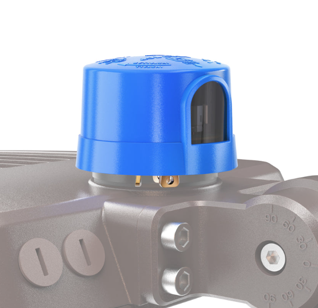 Photocontrol Sensor: Turn-Locking Photocell Mounting - 105-285VAC