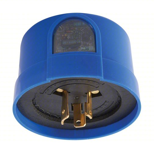 Photocontrol Sensor: Turn-Locking Photocell Mounting - 105-285VAC