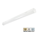 LED 4FT Linear Strip Light - Selectable Wattage and CCT - White
