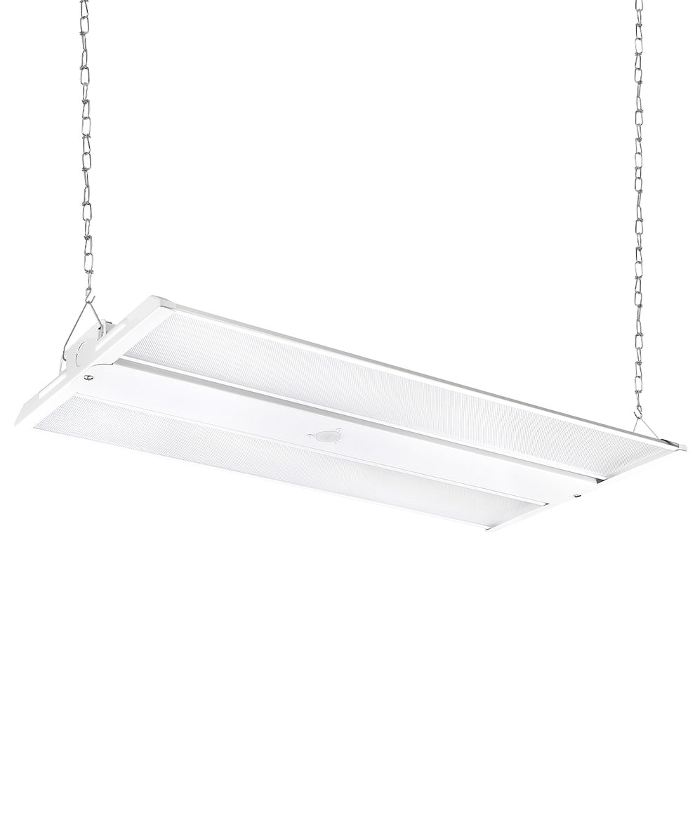 LED Linear High Bay - 2ft - Wattage Adjustable 300W/275W/255W - Color Tunable 40K/50K - Sensor Base