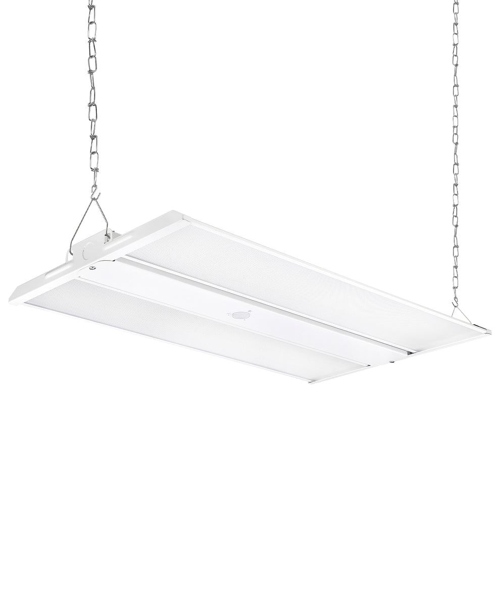 LED Linear High Bay - 2ft - Wattage Adjustable 300W/275W/255W - Color Tunable 40K/50K - Sensor Base