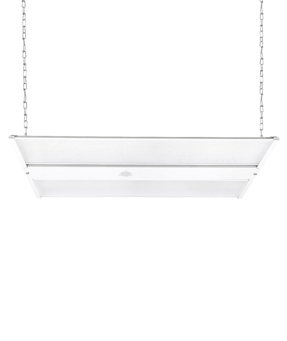 LED Linear High Bay - 2ft - Wattage Adjustable 300W/275W/255W - Color Tunable 40K/50K - Sensor Base