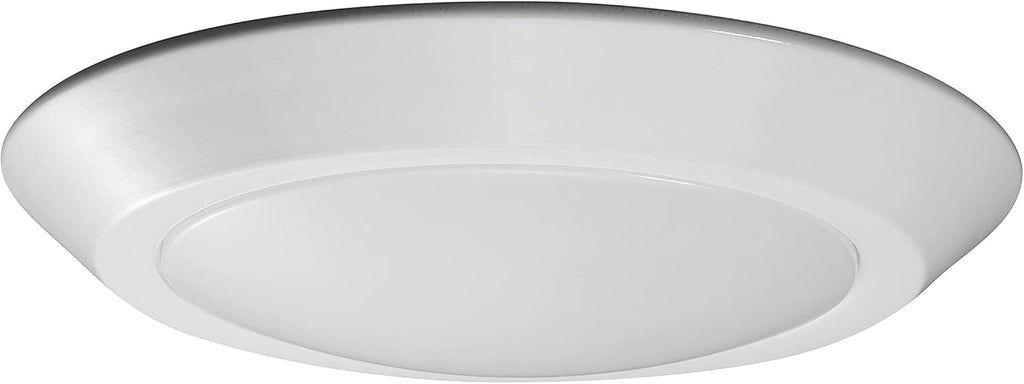 7 in. LED Disk Ceiling Mount Downlight, 5 CCT 2700K-6500K, 12W, Dimmable