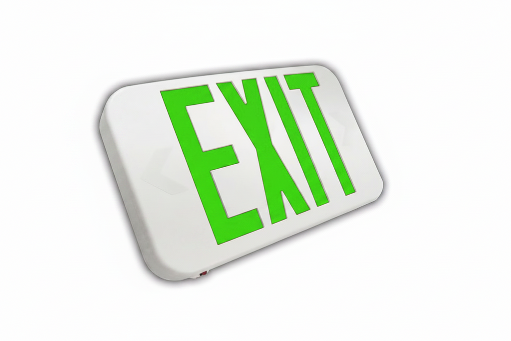 LED Bi-Color Emergency Exit Sign - Red & Green Letter